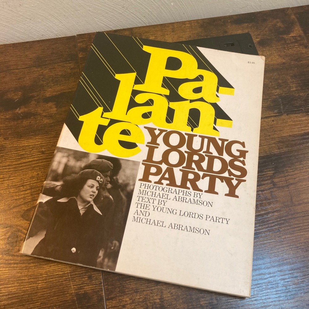 Palante Young Lords Party 1971 First Edition Abramson Puerto Rican Activism Book